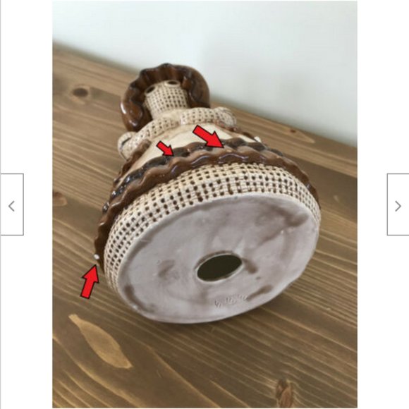 Country Kitchen Utensil Holder Ceramic Doll Vintage Sittre 1979 Art Brush Holder - Picture 7 of 9